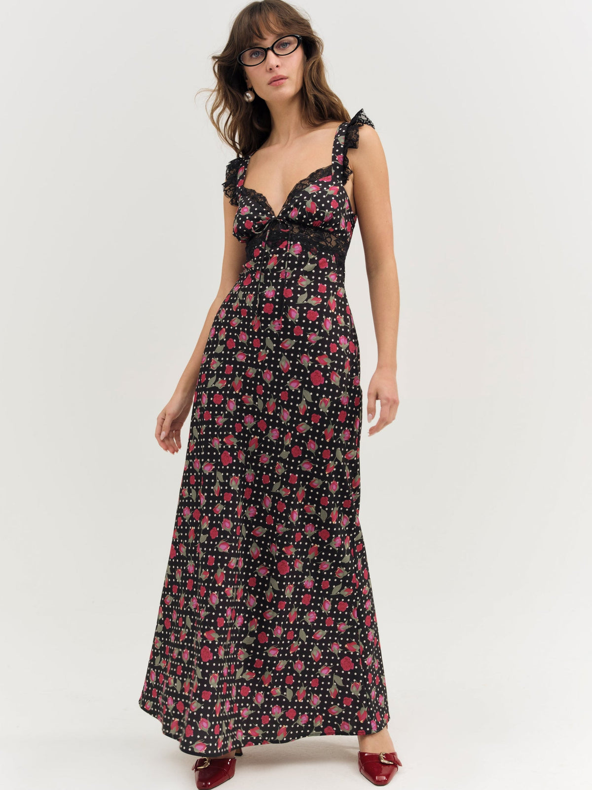 For Love & Lemons Clarisse Maxi Dress