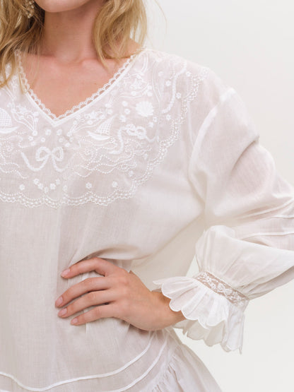 For Love & Lemons Agnes Mini Dress