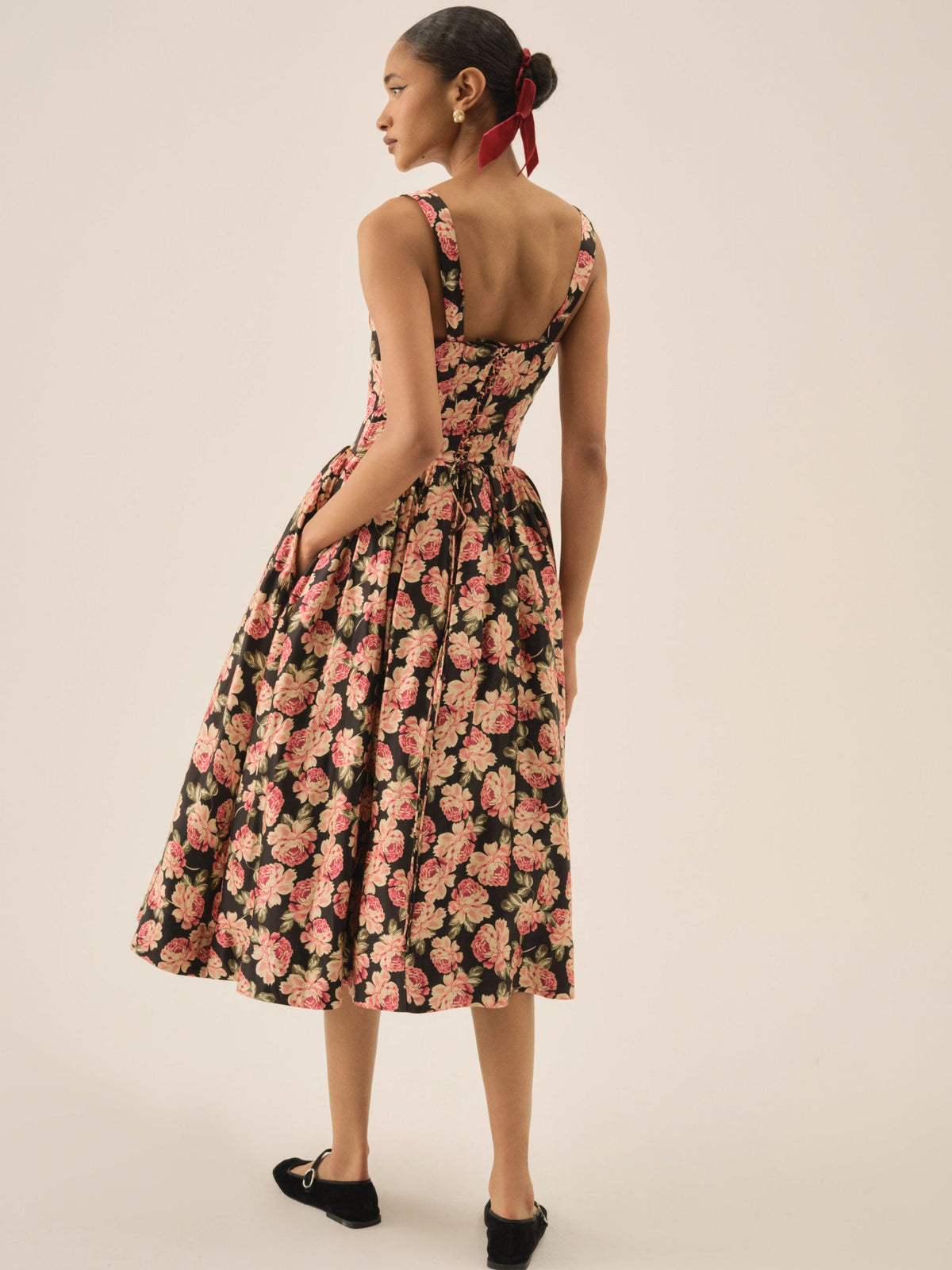 For Love & Lemons Belmond Floral Midi Dress