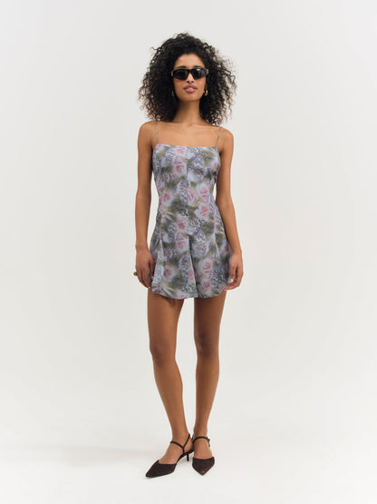 For Love & Lemons Fallen Floral Mini Dress