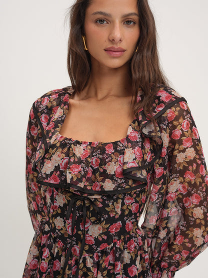 For Love & Lemons Amara Mini Dress