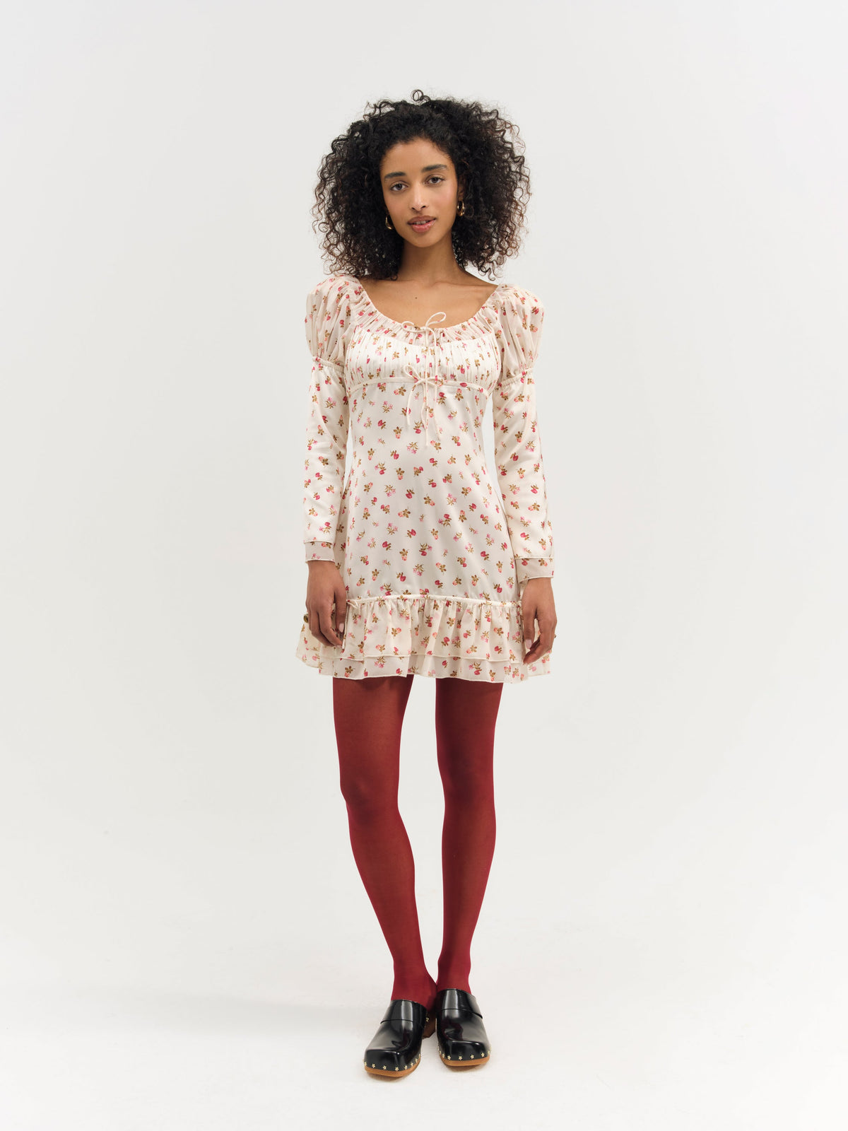 For Love & Lemons Adahlia Floral Mini Dress