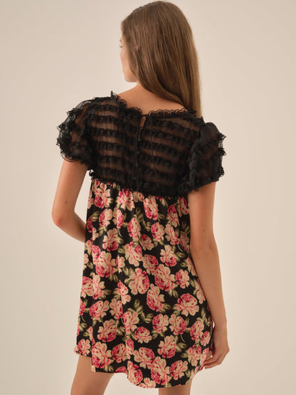 For Love & Lemons Belmond Floral Mini Dress