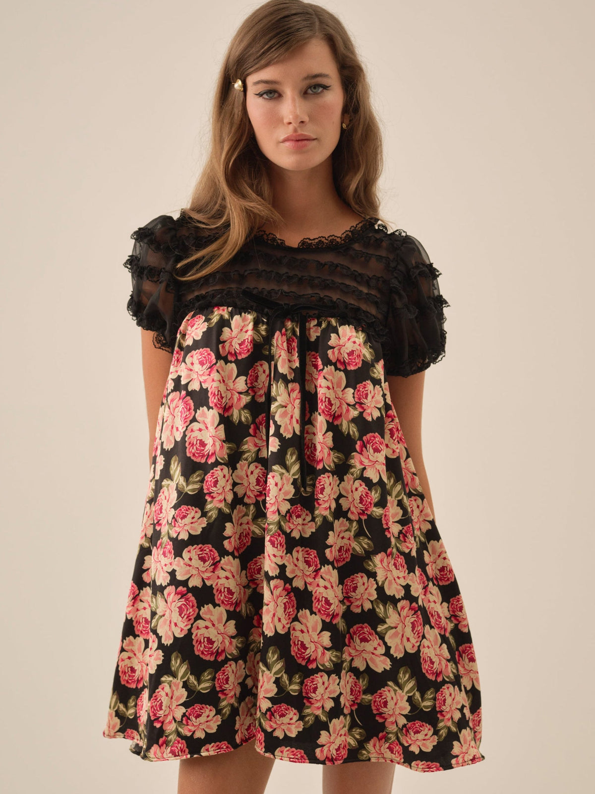 For Love & Lemons Belmond Floral Mini Dress