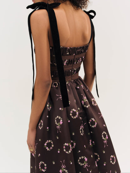 For Love & Lemons Kendra Midi Dress