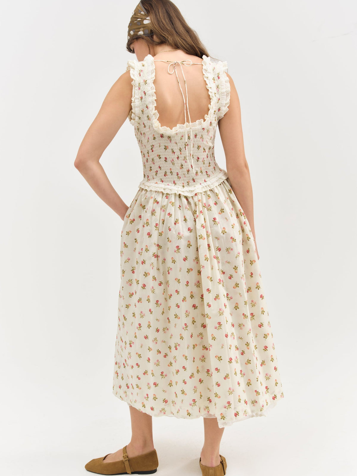 For Love & Lemons Morgan Midi Dress