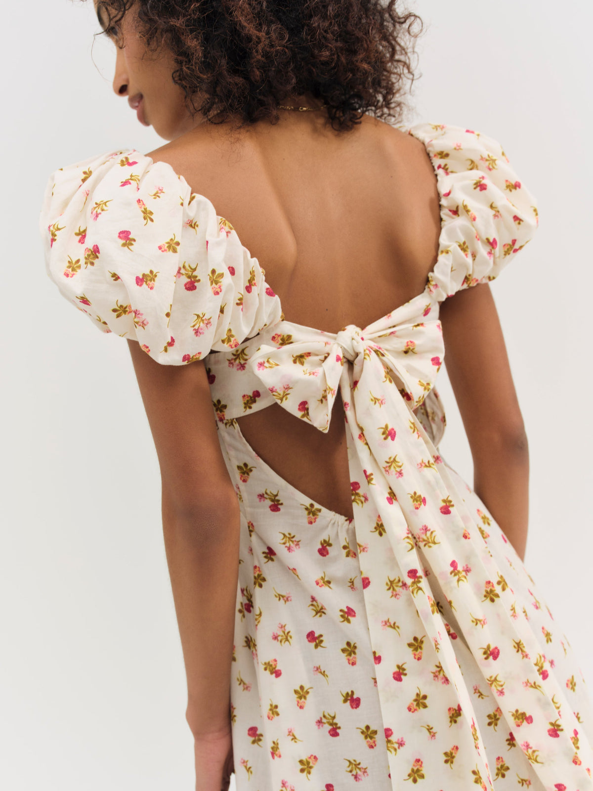 For Love & Lemons Adahlia Floral Midi Dress