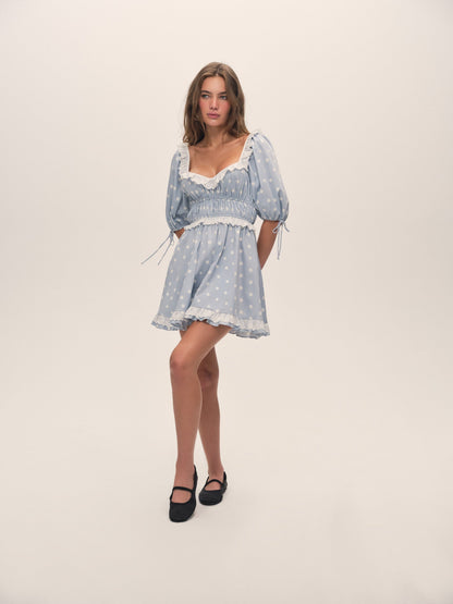 For Love & Lemons Jackson Mini Dress