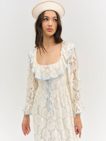 For Love & Lemons Severine Maxi Dress