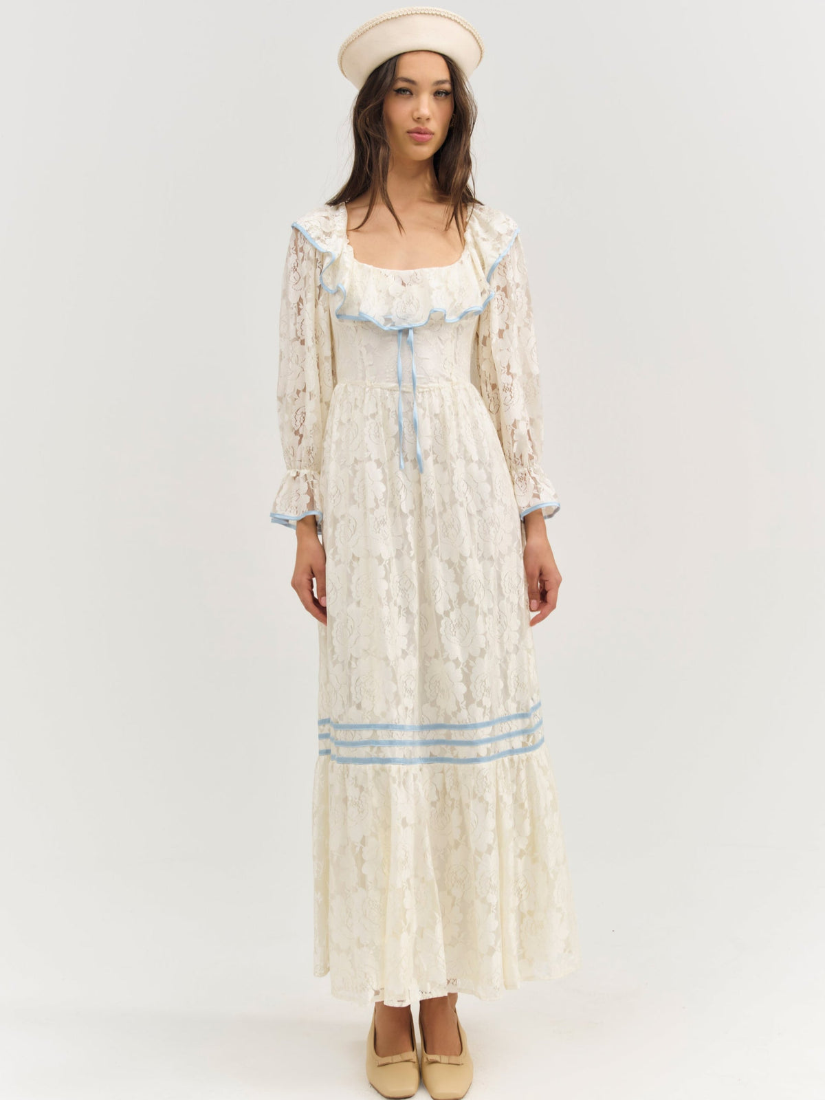 For Love & Lemons Severine Maxi Dress
