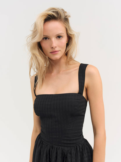 For Love & Lemons Ginny Gingham Mini Dress