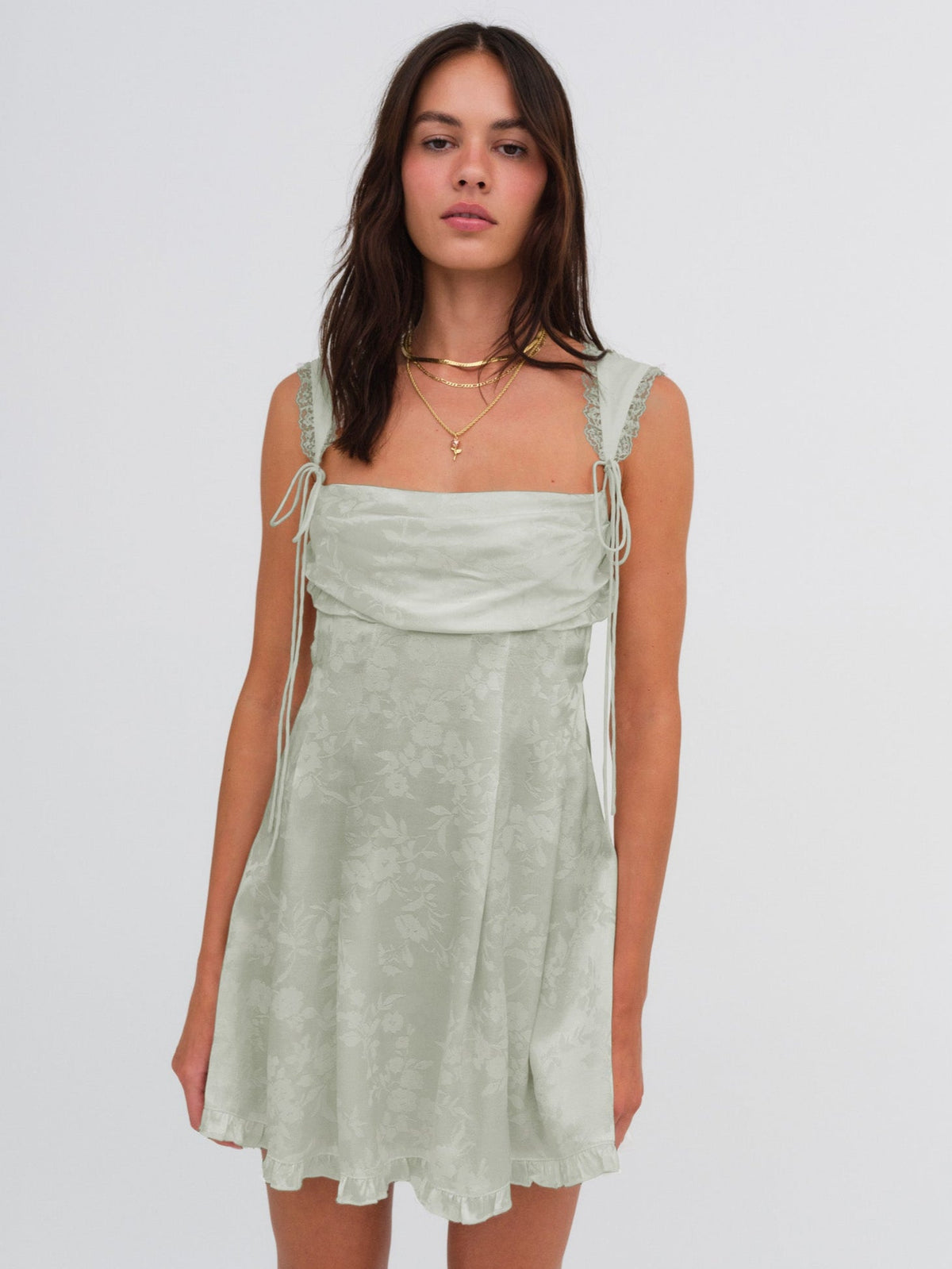 For Love & Lemons Holland Mini Dress
