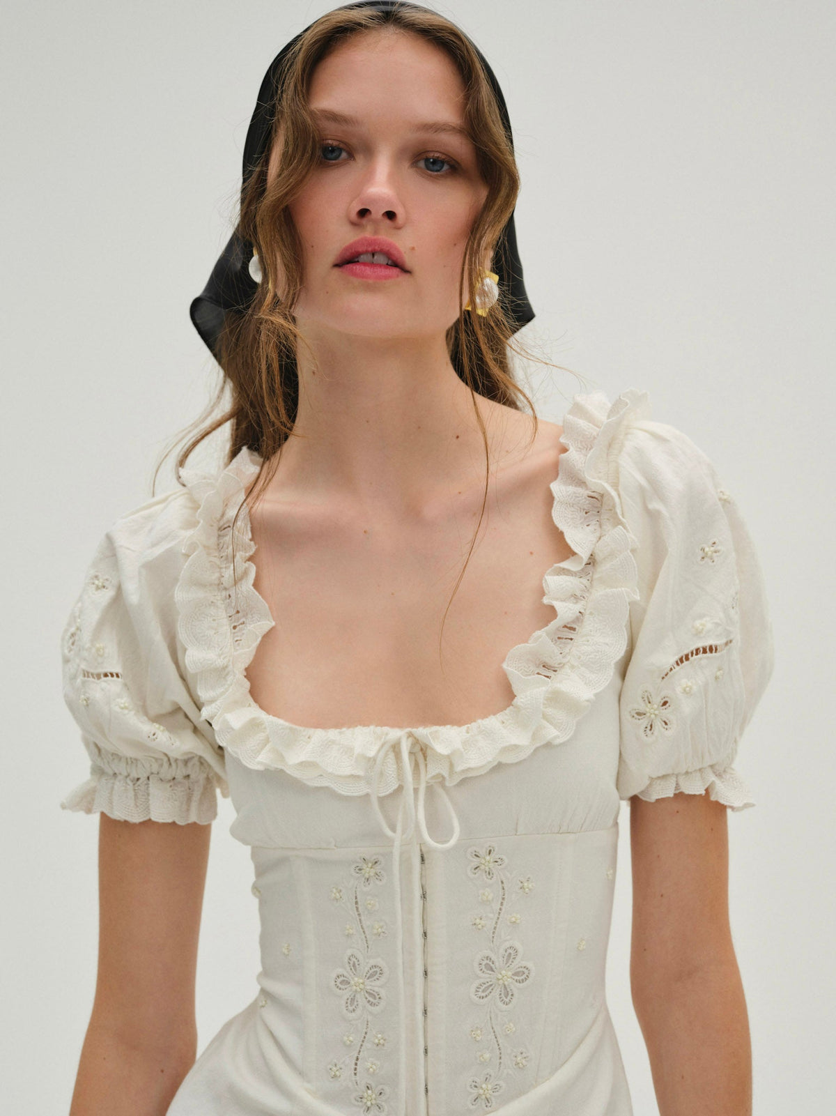 For Love & Lemons Adelie Midi Dress