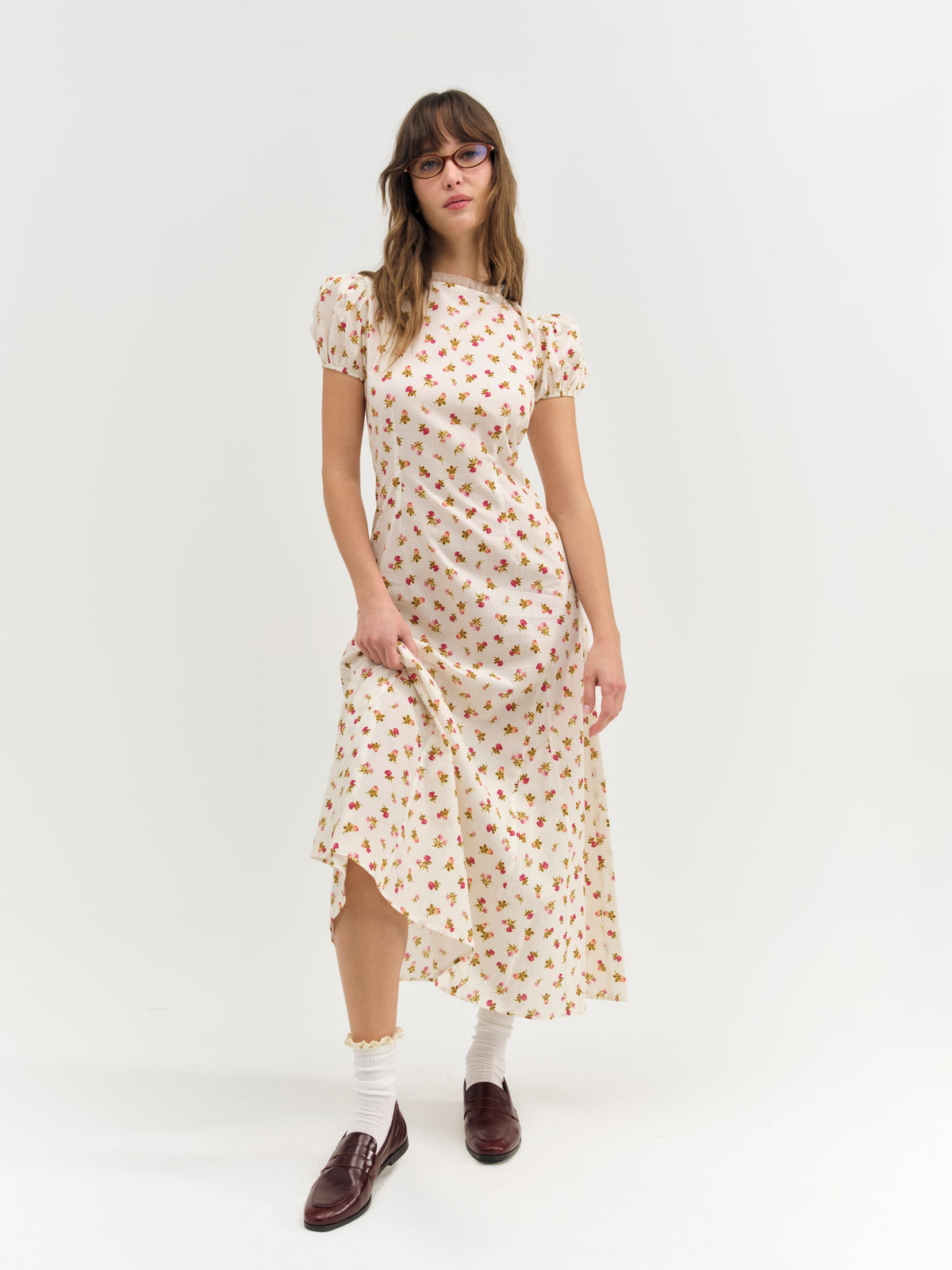 For Love & Lemons Adahlia Floral Maxi Dress