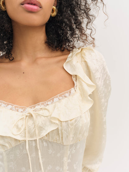 For Love & Lemons Carla Jacquard Mini Dress