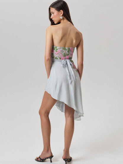 For Love & Lemons Rosie Bow Midi Dress