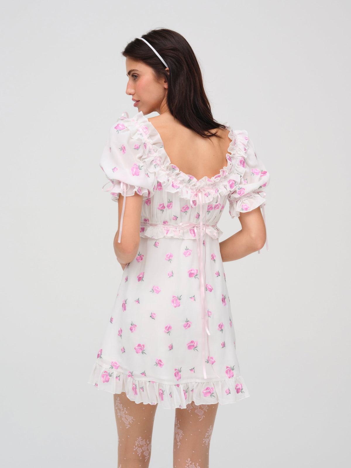 For Love & Lemons Fiona Floral Mini Dress