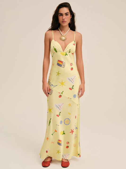 For Love & Lemons Huda Maxi Dress