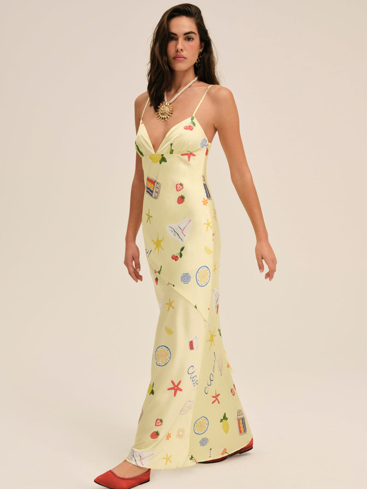 For Love & Lemons Huda Maxi Dress