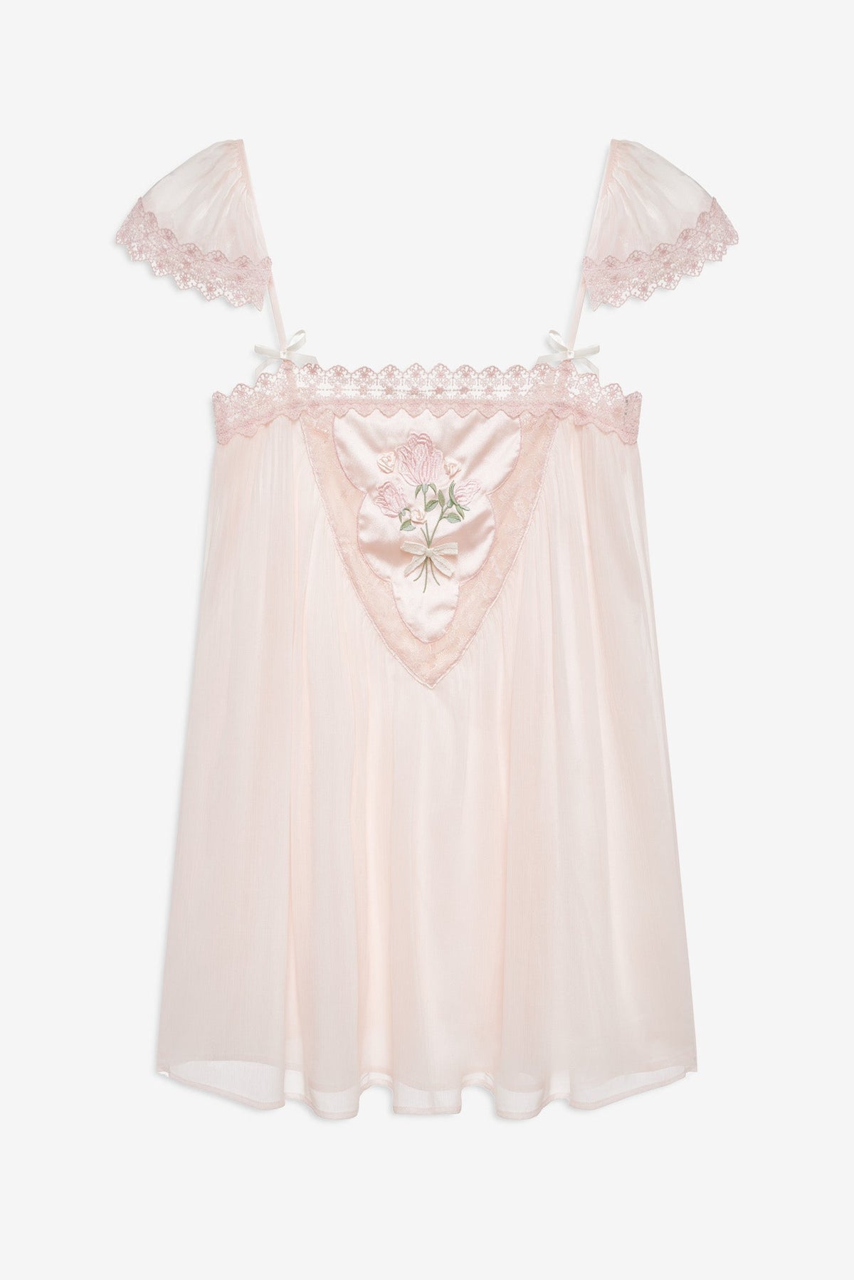 For Love & Lemons Rae Rose Mini Dress