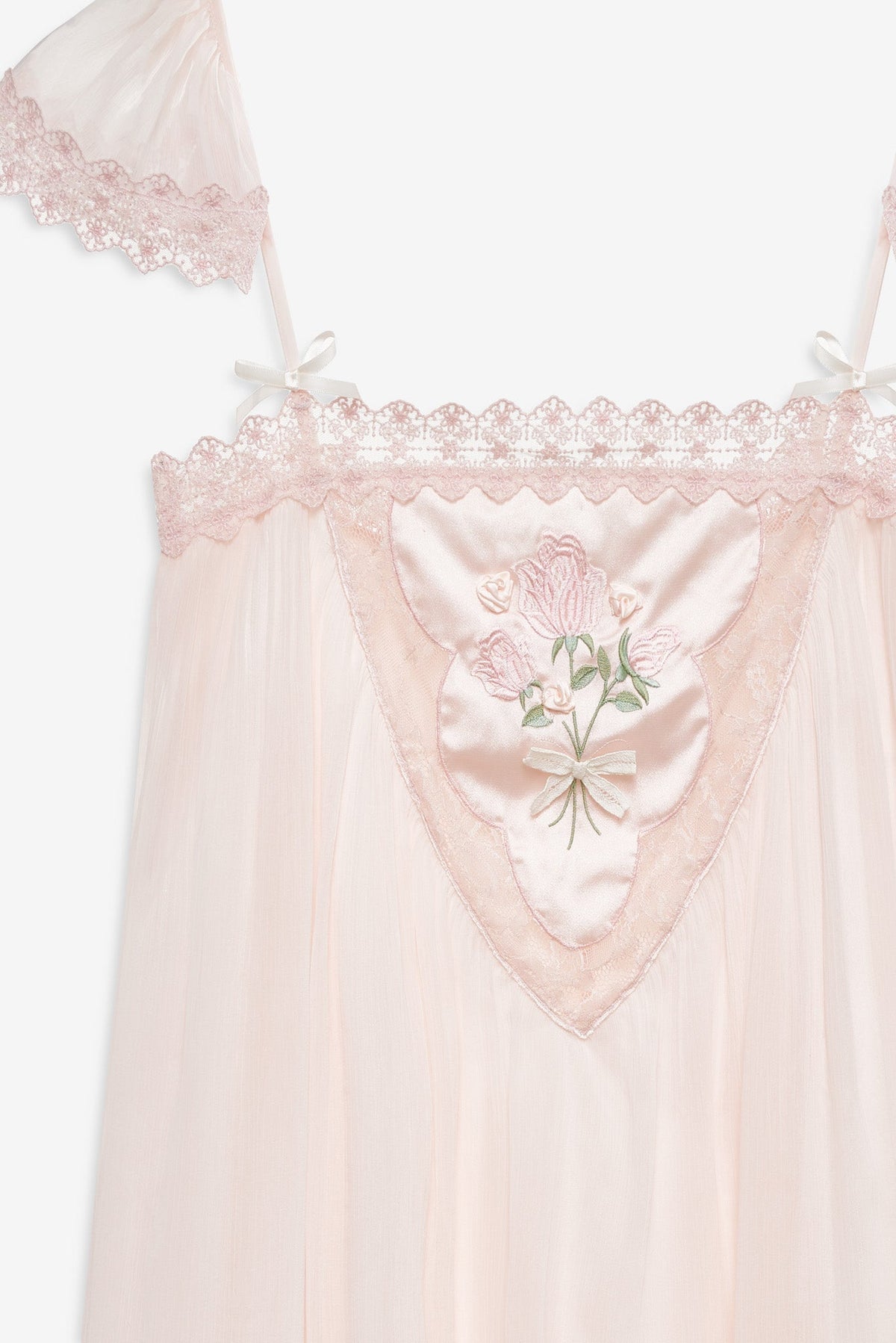 For Love & Lemons Rae Rose Mini Dress