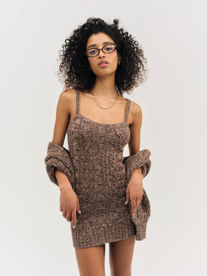 For Love & Lemons Nathalie Knit Mini Dress