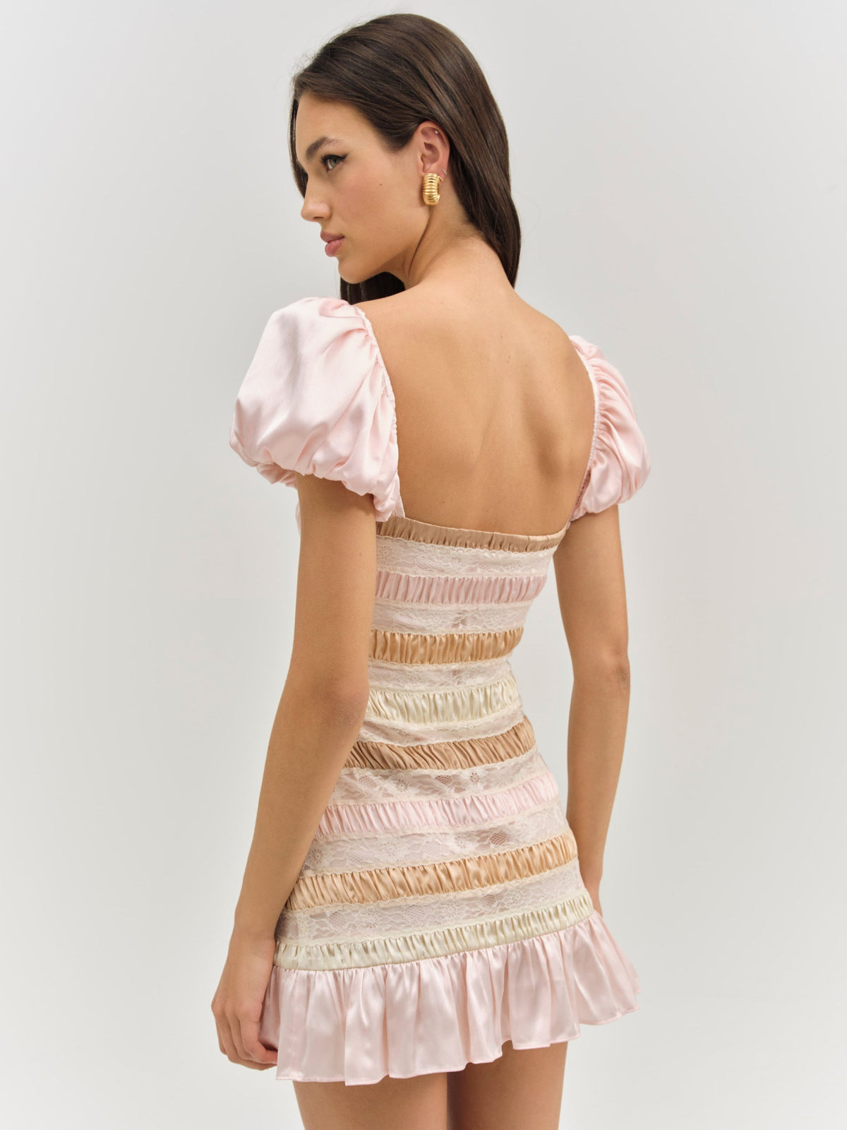 For Love & Lemons Layer Cake Mini Dress