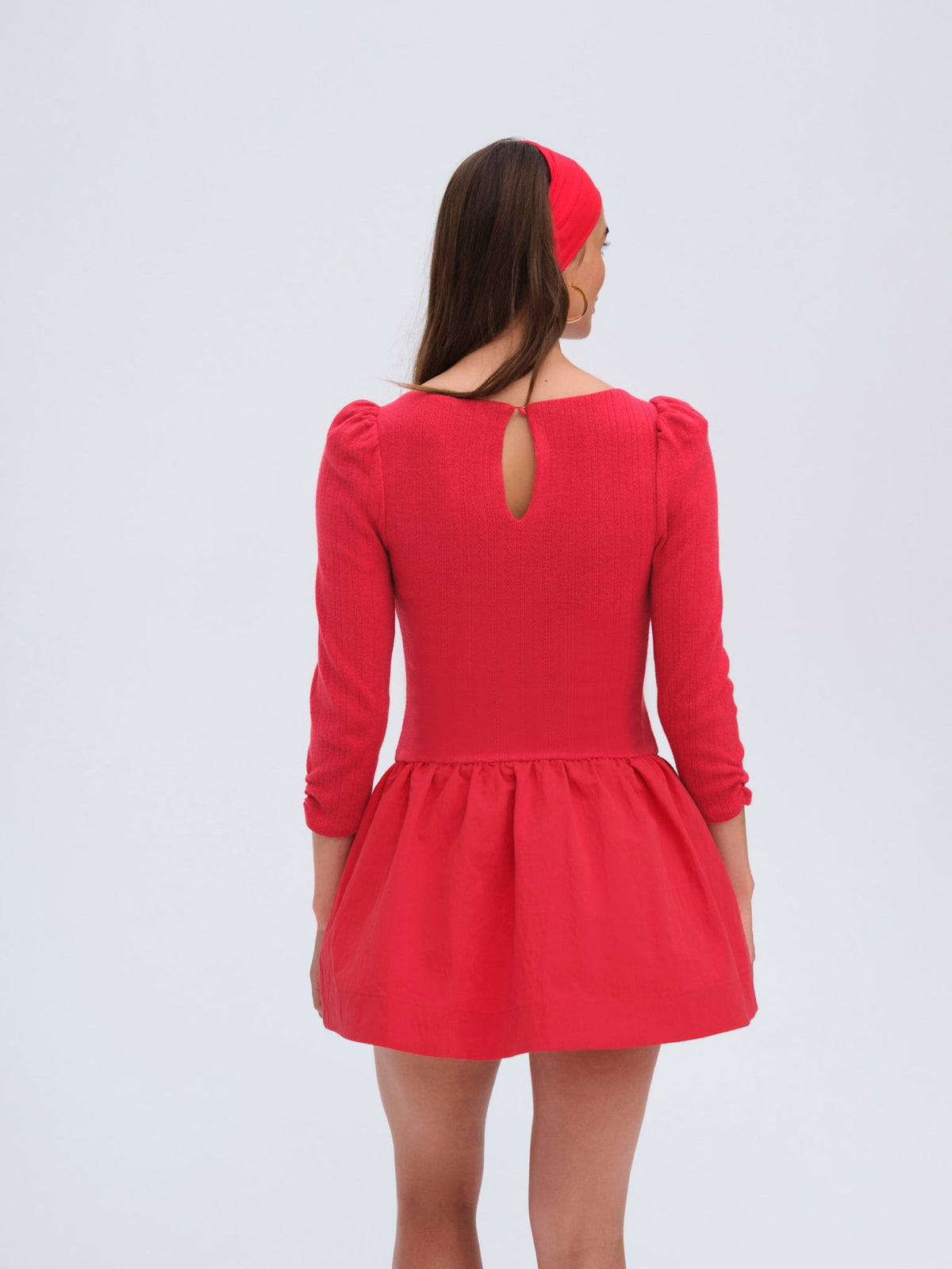 For Love & Lemons Aliyah Pointelle Mini Dress