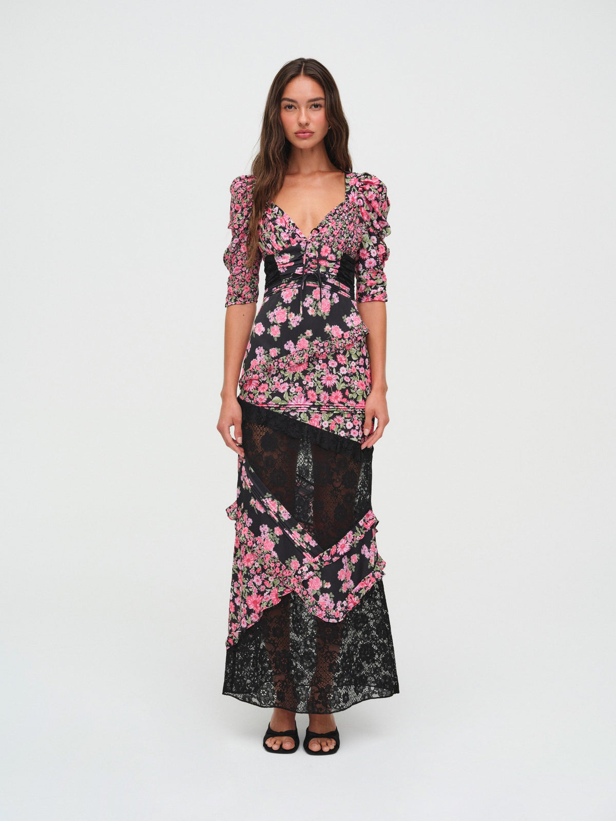 For Love & Lemons Emalyn Maxi Dress