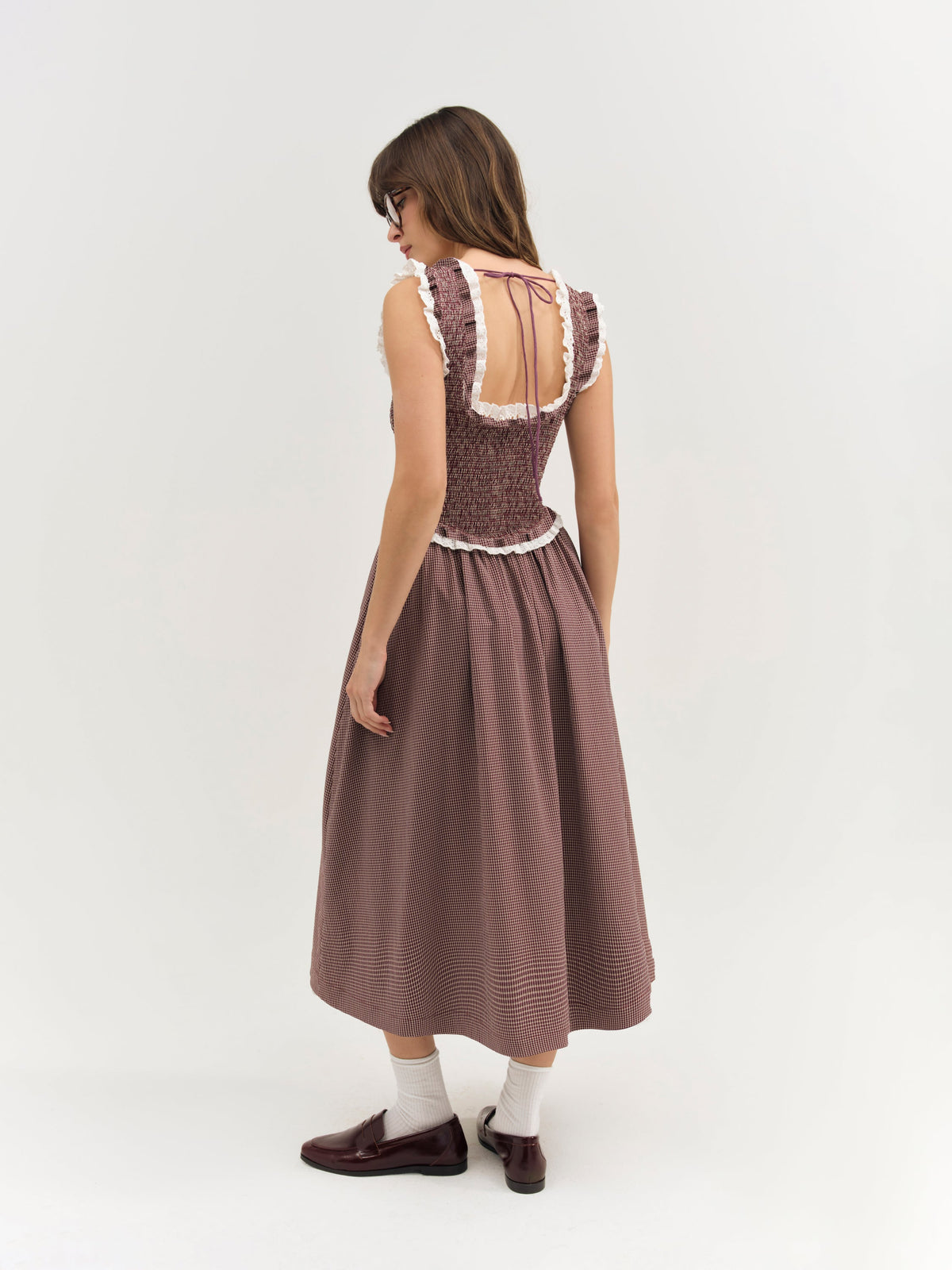 For Love & Lemons Morgan Midi Dress