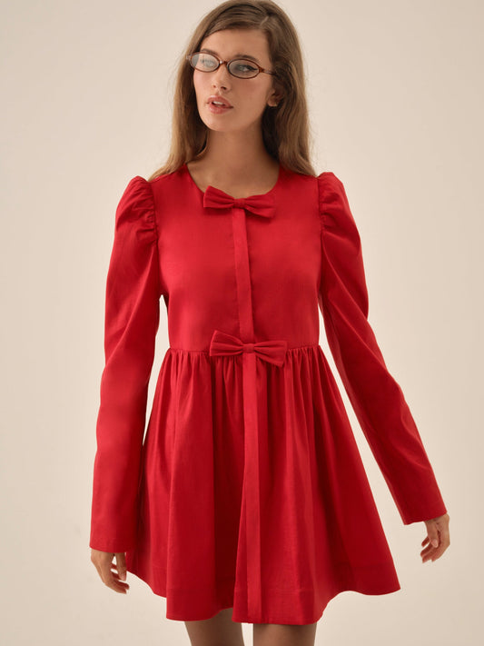 For Love & Lemons Lucia A-Line Mini Dress