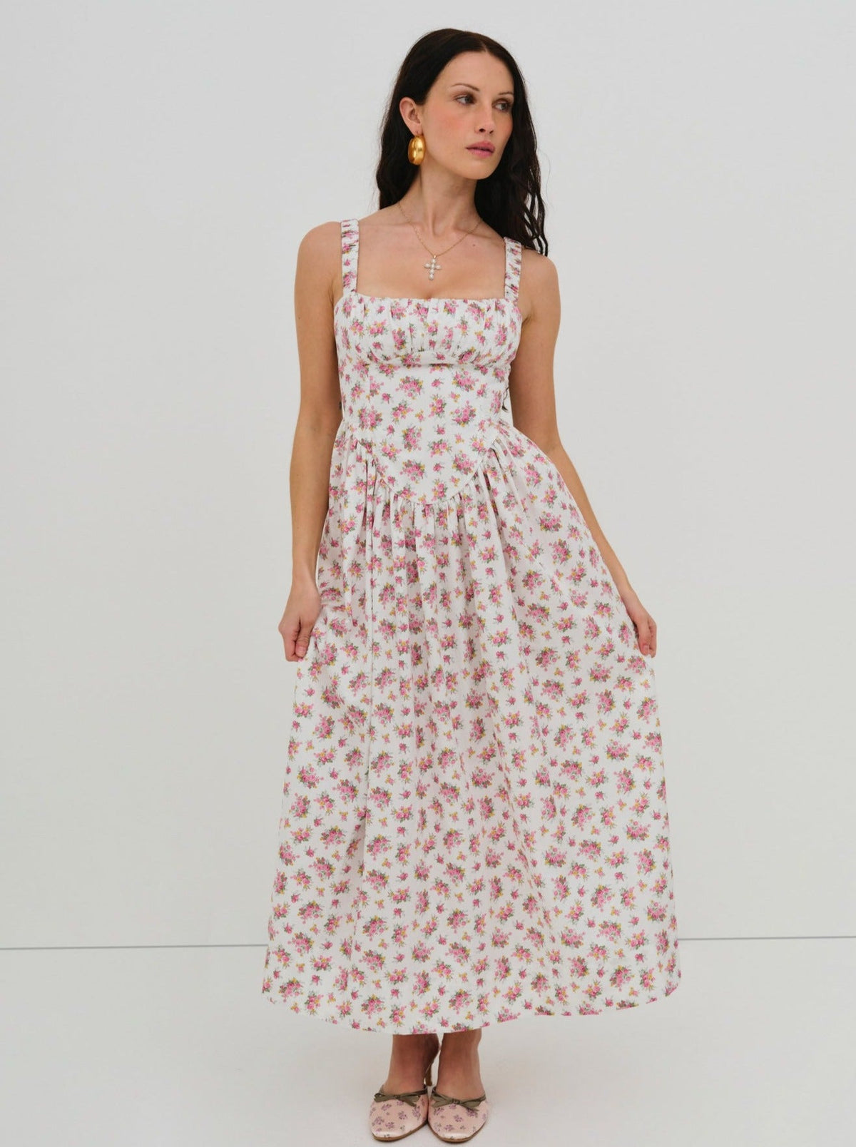 For Love & Lemons Etienne Midi Dress