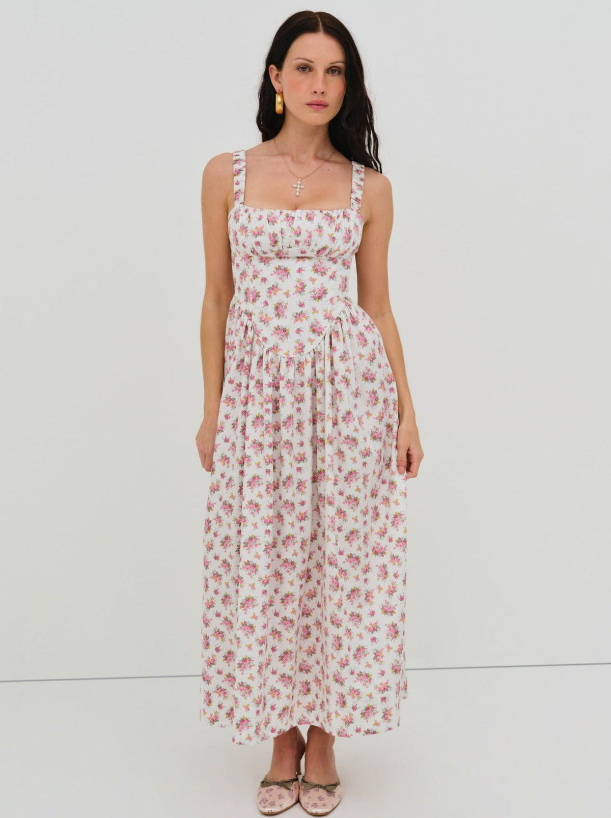 For Love & Lemons Etienne Midi Dress