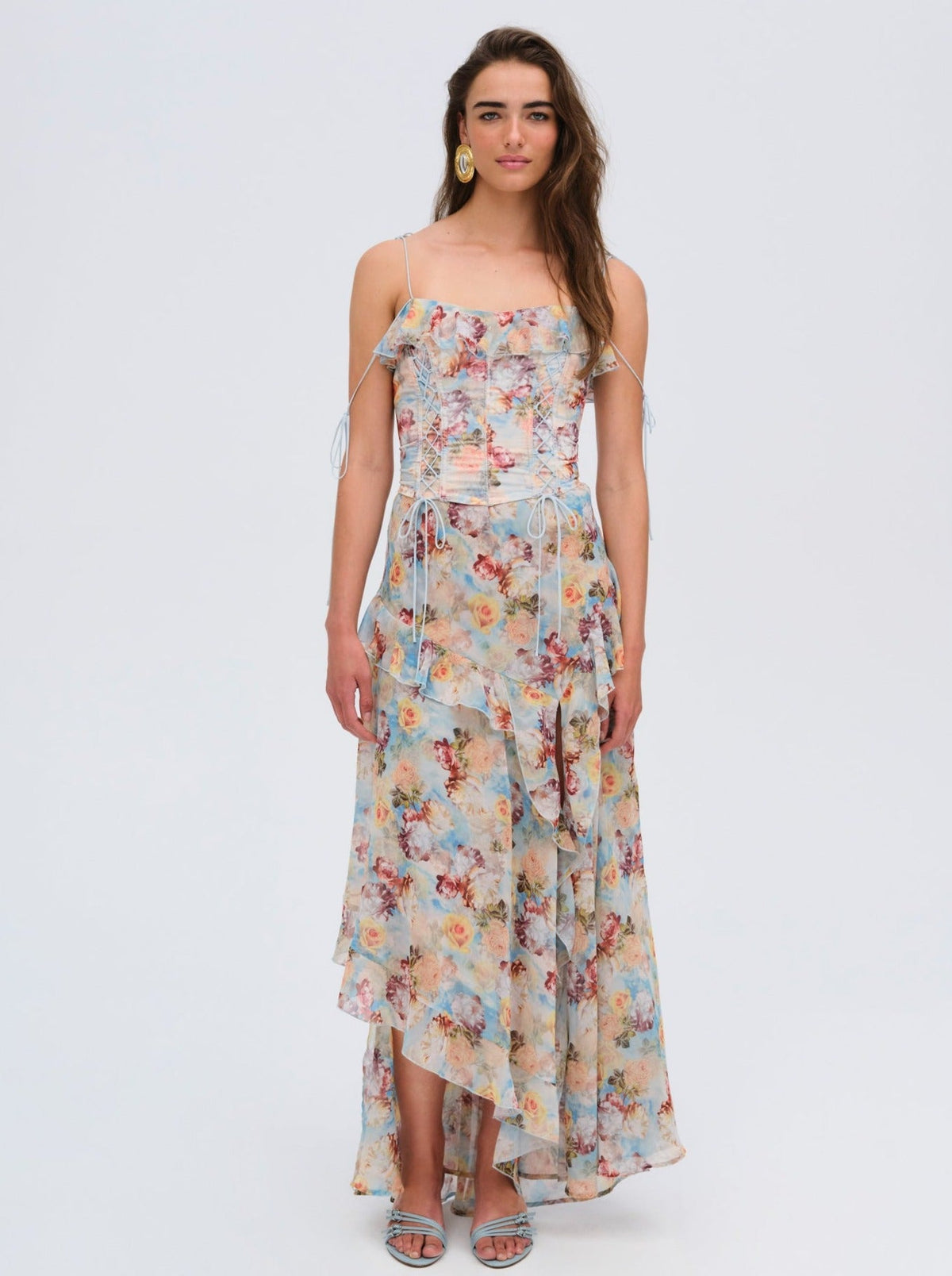For Love & Lemons Constance Maxi Dress