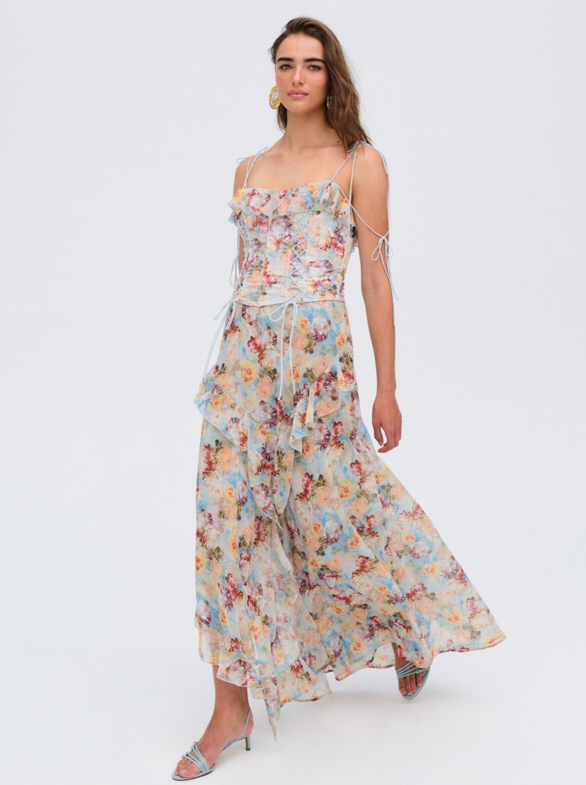 For Love & Lemons Constance Maxi Dress