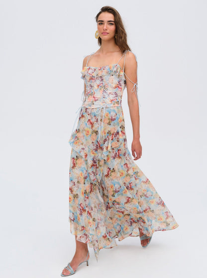 For Love & Lemons Constance Maxi Dress