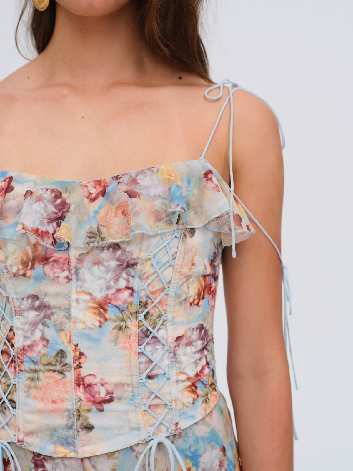For Love & Lemons Constance Maxi Dress
