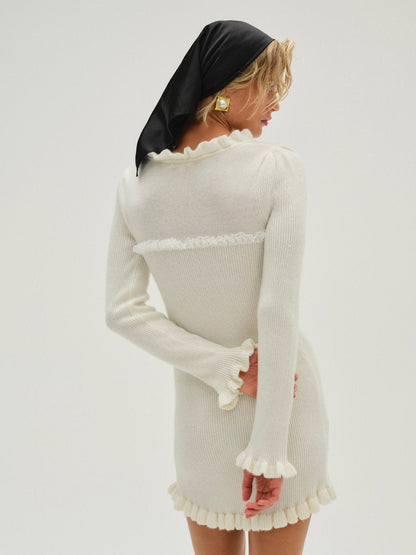 For Love & Lemons Miranda Knit Mini Dress
