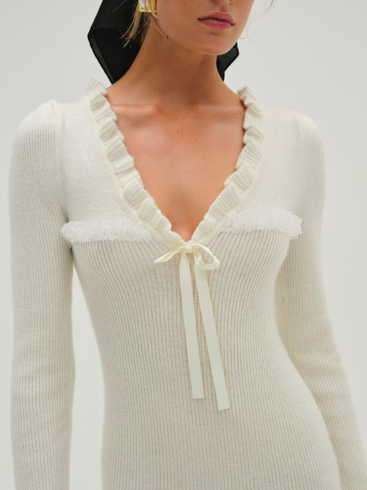 For Love & Lemons Miranda Knit Mini Dress