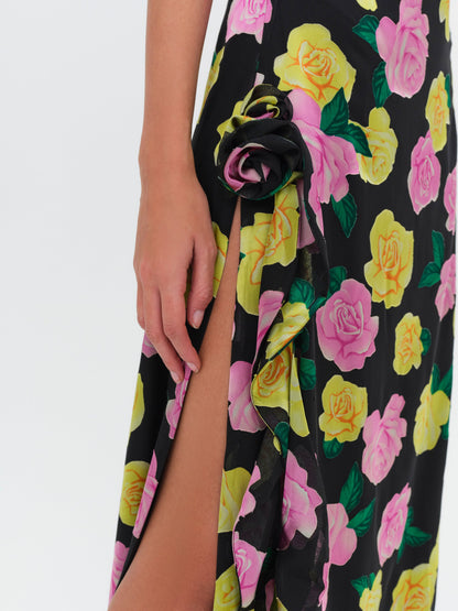 For Love & Lemons Madison Strapless Maxi Dress