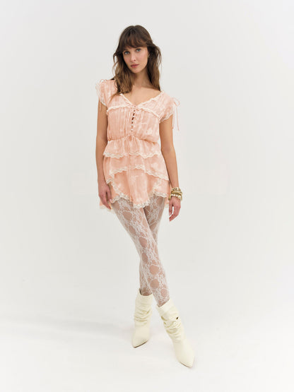 For Love & Lemons Ciara Mini Dress