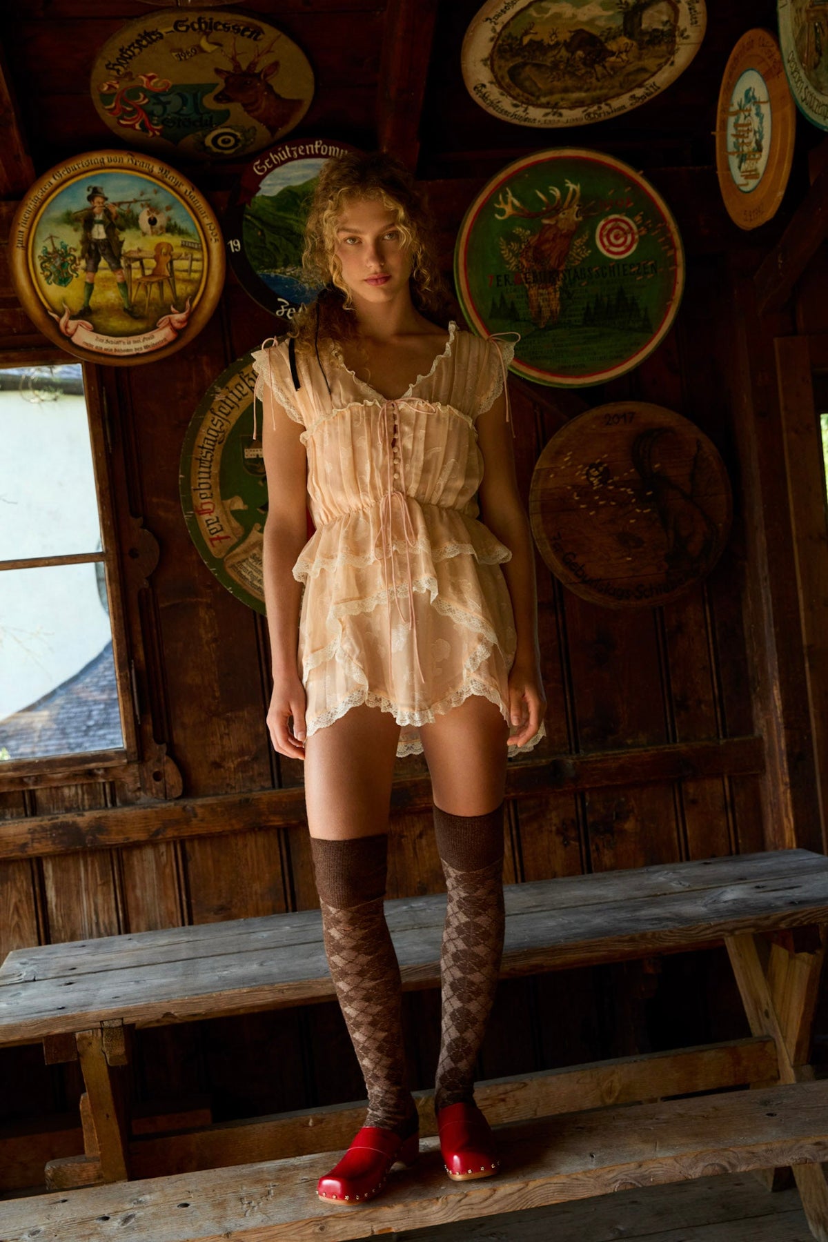 For Love & Lemons Ciara Mini Dress