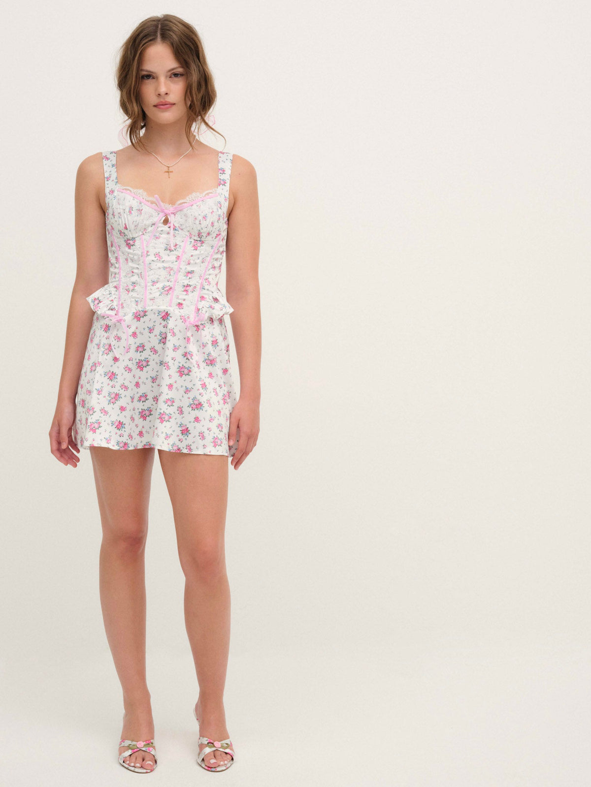 For Love & Lemons Thats Amore Slip Dress