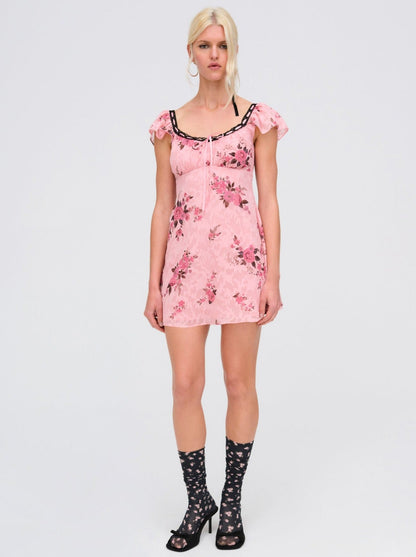 For Love & Lemons Guinevere Mini Dress