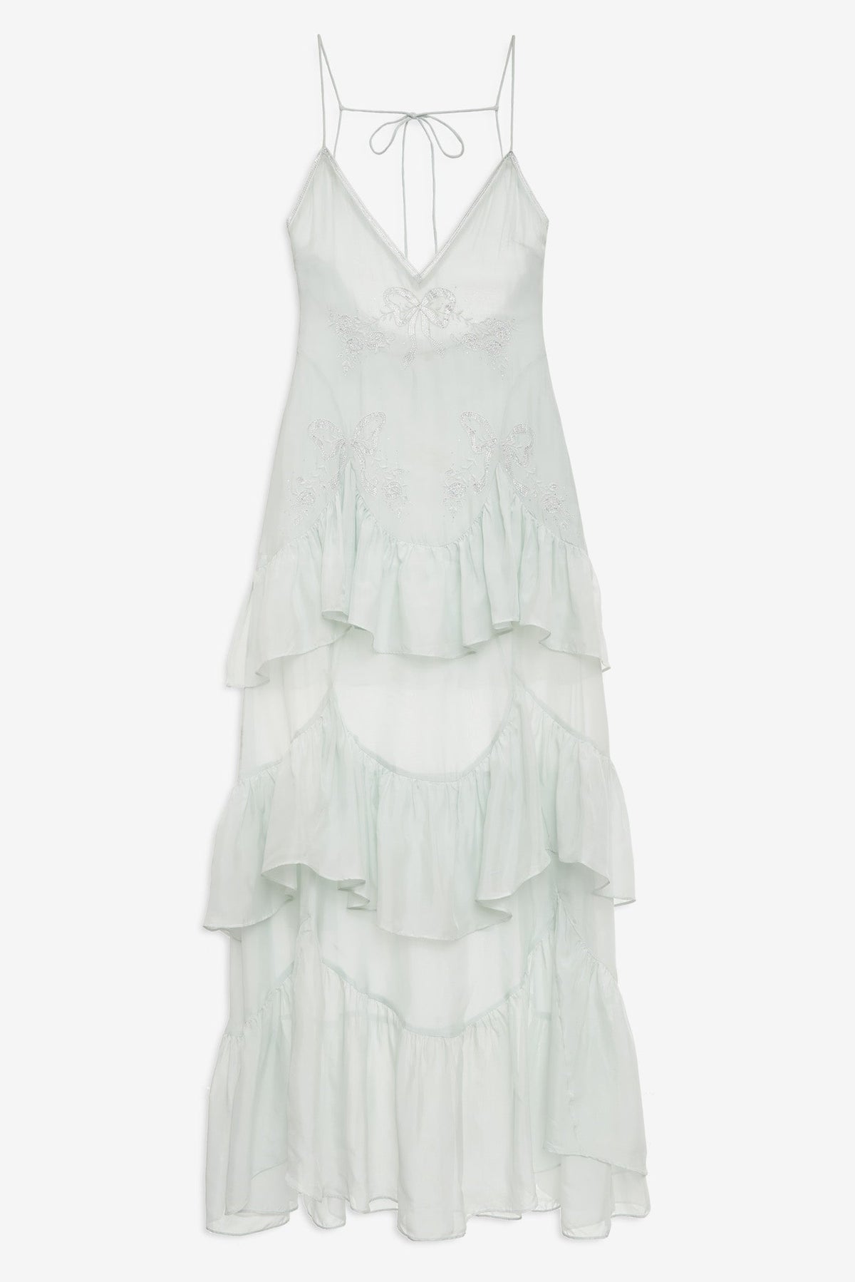 For Love & Lemons Bayview Bow Maxi Dress