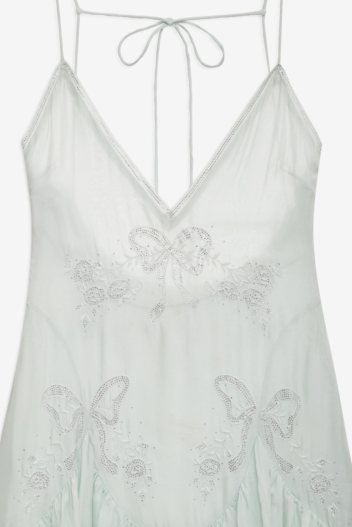 For Love & Lemons Bayview Bow Maxi Dress