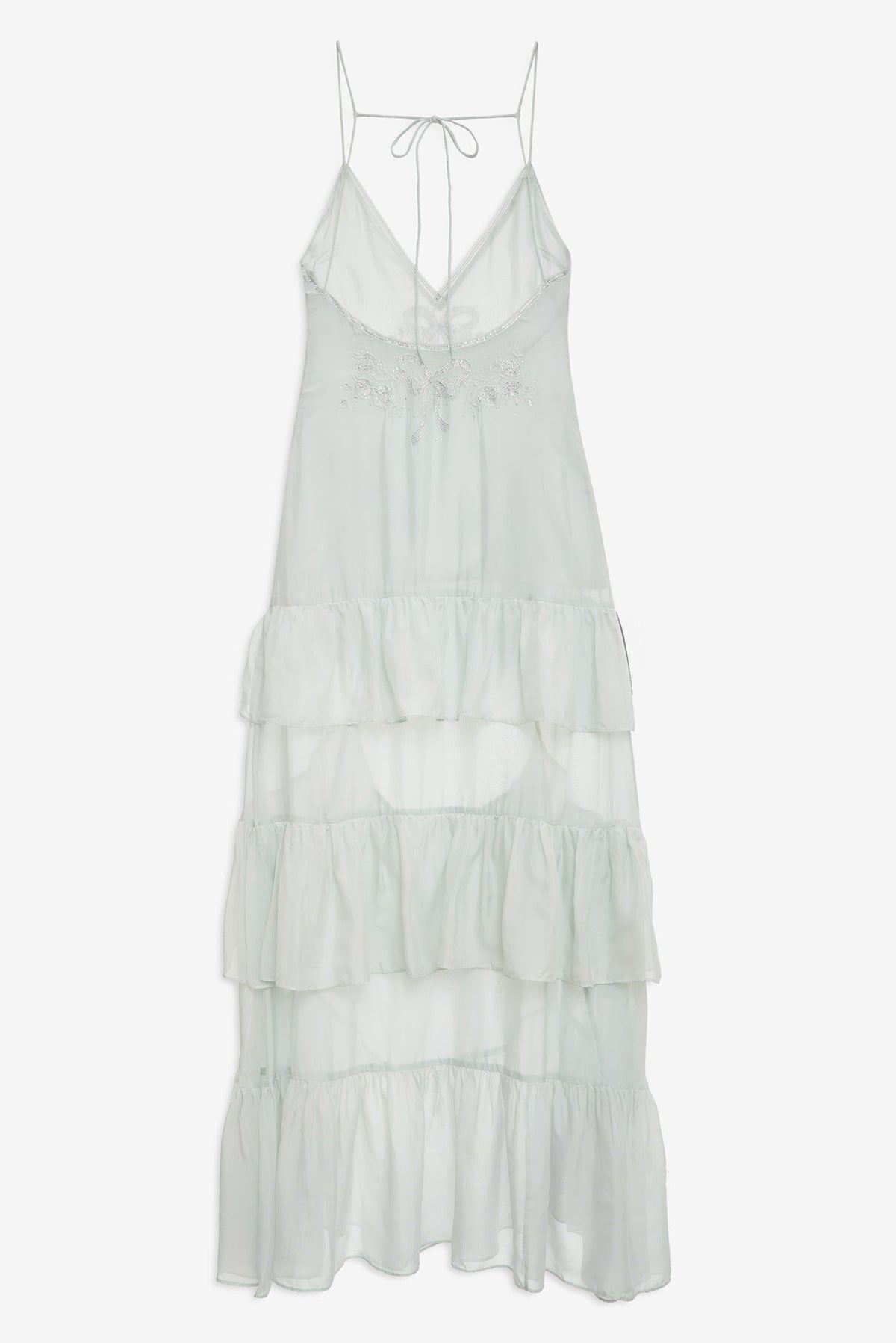 For Love & Lemons Bayview Bow Maxi Dress