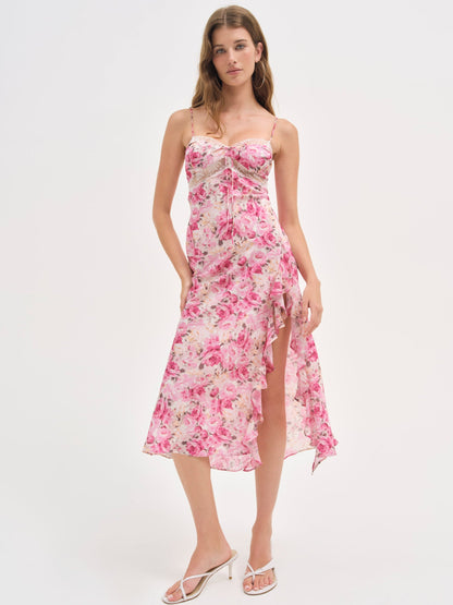 For Love & Lemons Angelina Midi Dress