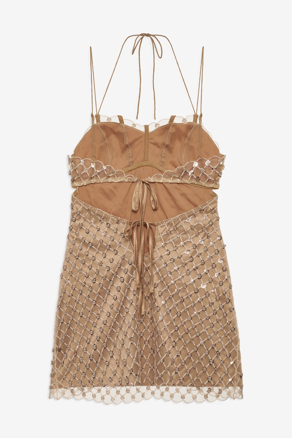 For Love & Lemons Dazzle Me Slip Dress