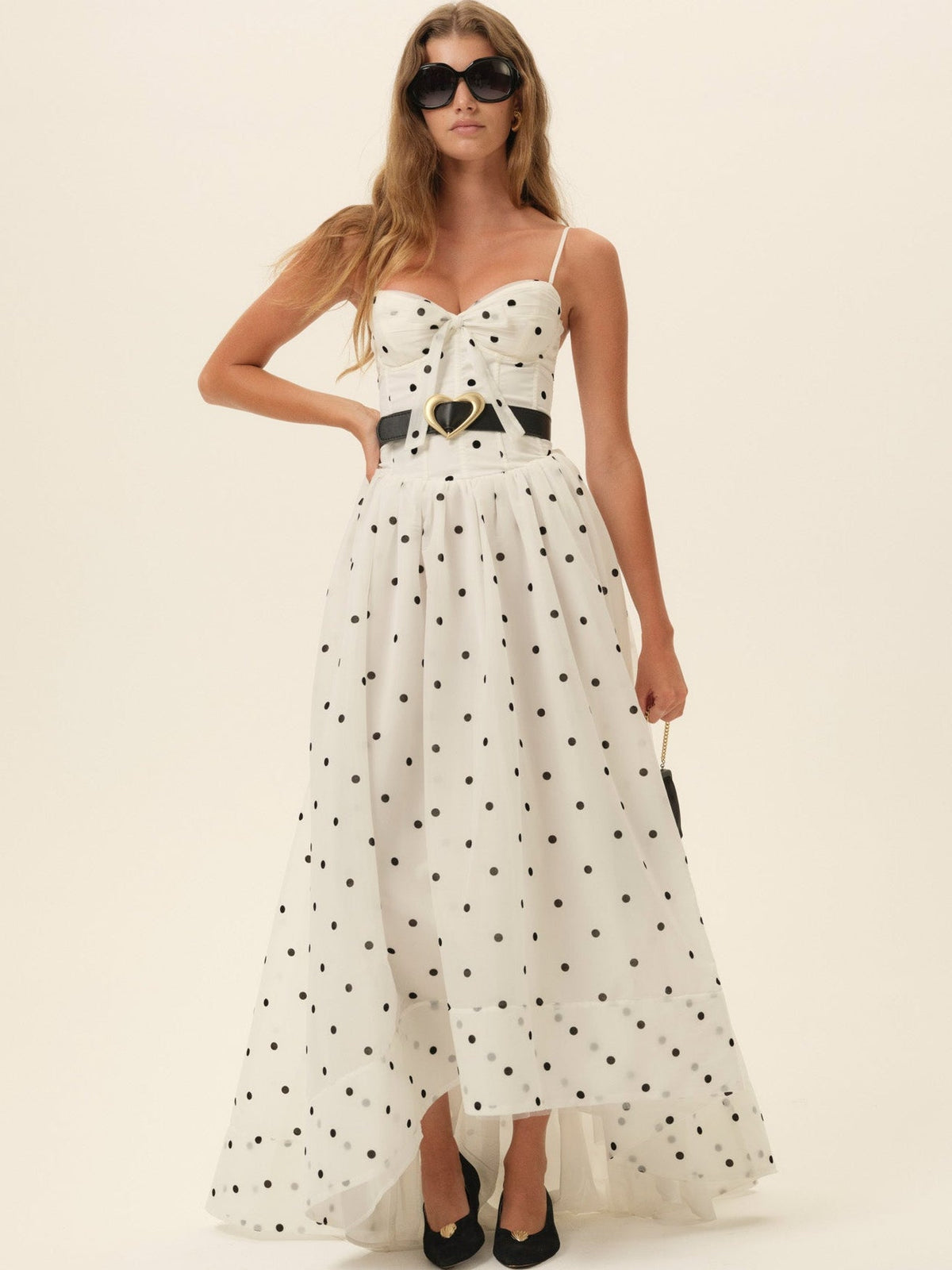 For Love & Lemons Crème Brulee Maxi Dress